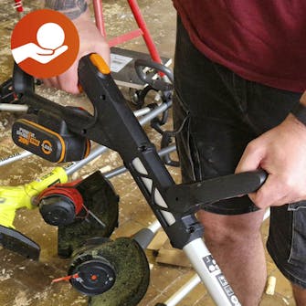 bedste græstrimmer batteri: Ergonomi bedste græstrimmer batteri: Ergonomi